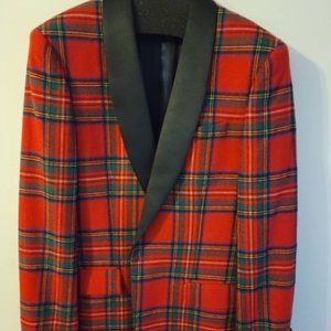 J. Crew Ludlow Slim-Fit Dinner Jacket in Red Stewart Italian Wool- New with Tags